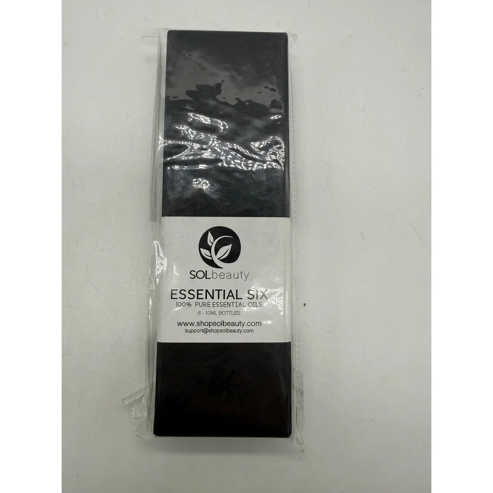 SOLbeauty Essential Six Essential Oils 6 X 10ML Travel Size Black Unisex